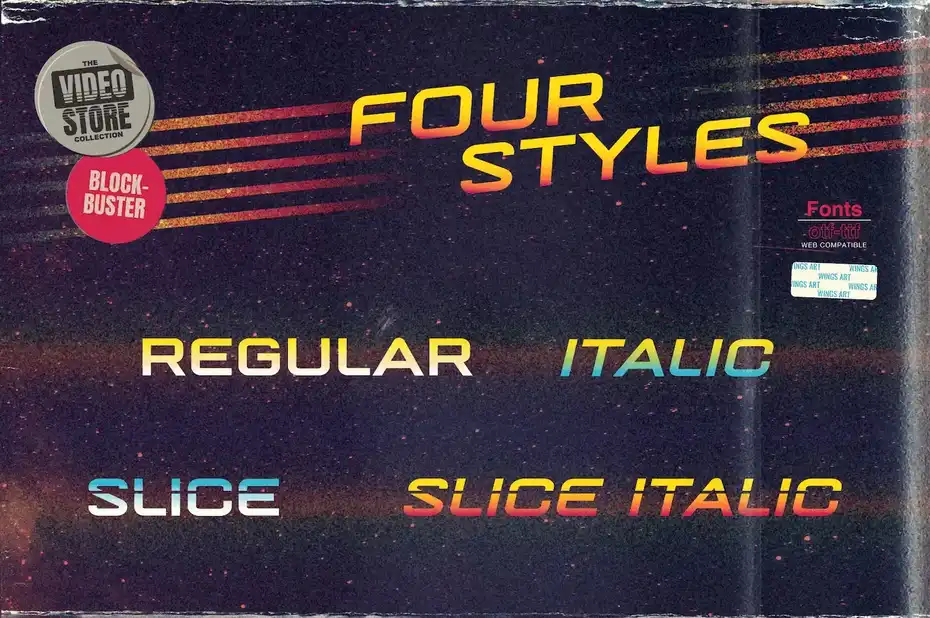 فونت انگلیسی Jupiter Mission A Science-Fiction Font - 17
