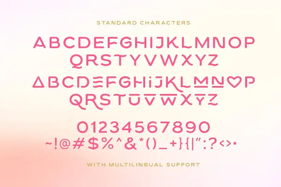 فونت انگلیسی Klopers - Lovely Logo Font - 1
