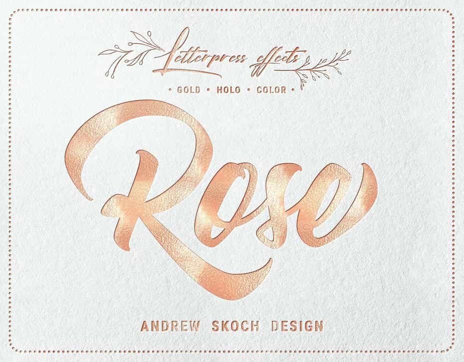 موکاپ متن و لوگو Letterpress - Text & Logo PSD Mockups - 8