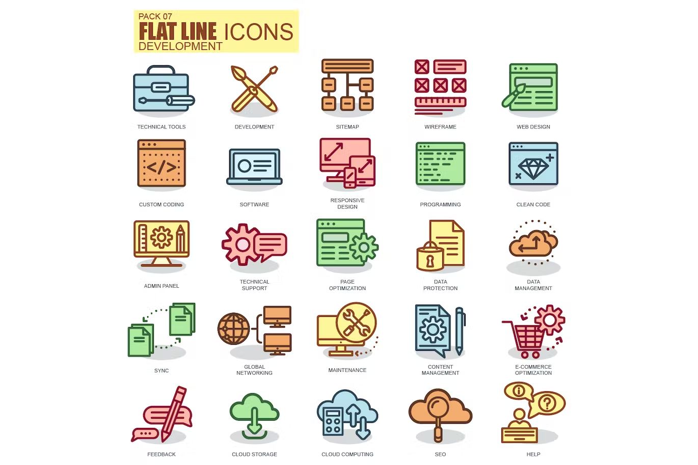 آیکون خطی Line Icons - 2