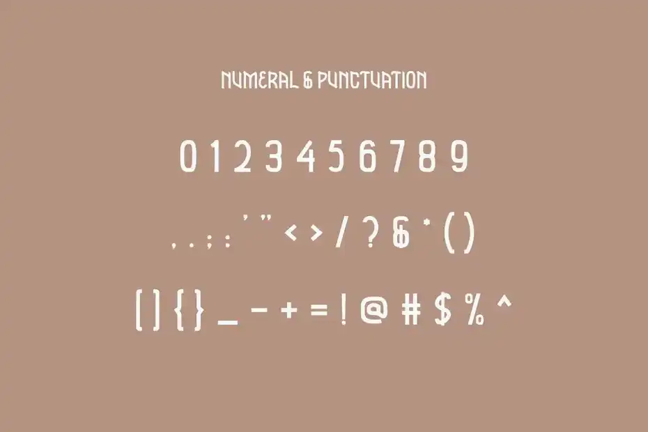 فونت انگلیسی MARSUPLAY Font - 3