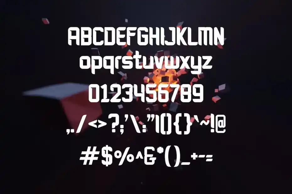 فونت انگلیسی Mashar Font - 1