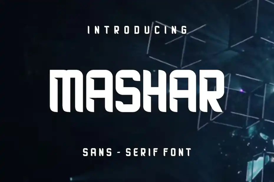 فونت انگلیسی Mashar Font - 5