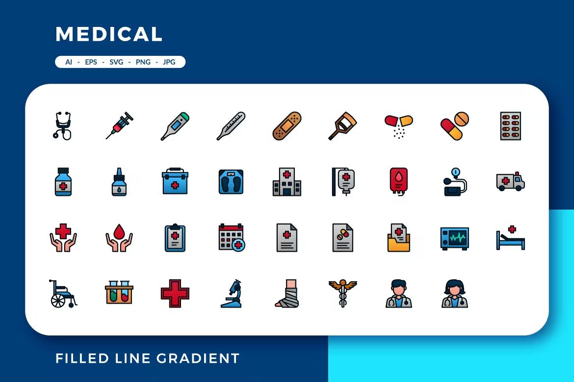 آیکون پزشکی Medical Icons - 4