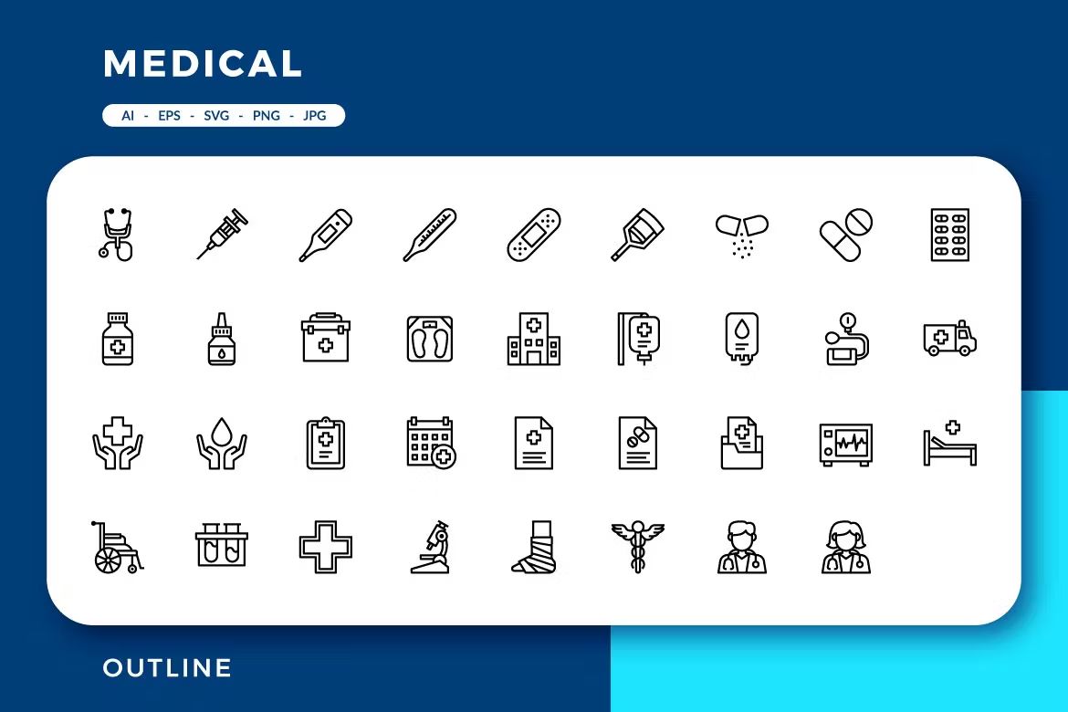 آیکون پزشکی Medical Icons - 6
