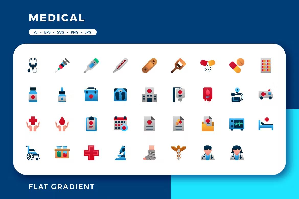 آیکون پزشکی Medical Icons - 8