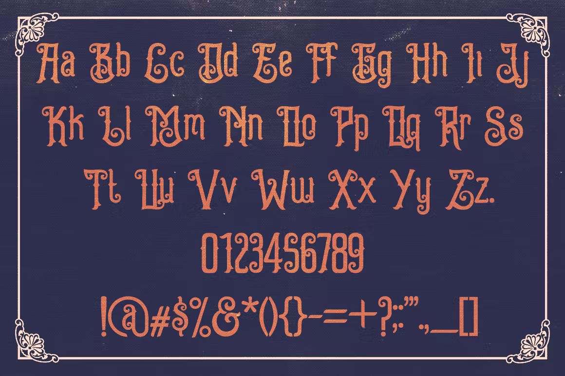 فونت انگلیسی Mermaid Typeface - 7