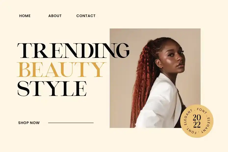 فونت انگلیسی Montvolca Elegant Serif Font - 5