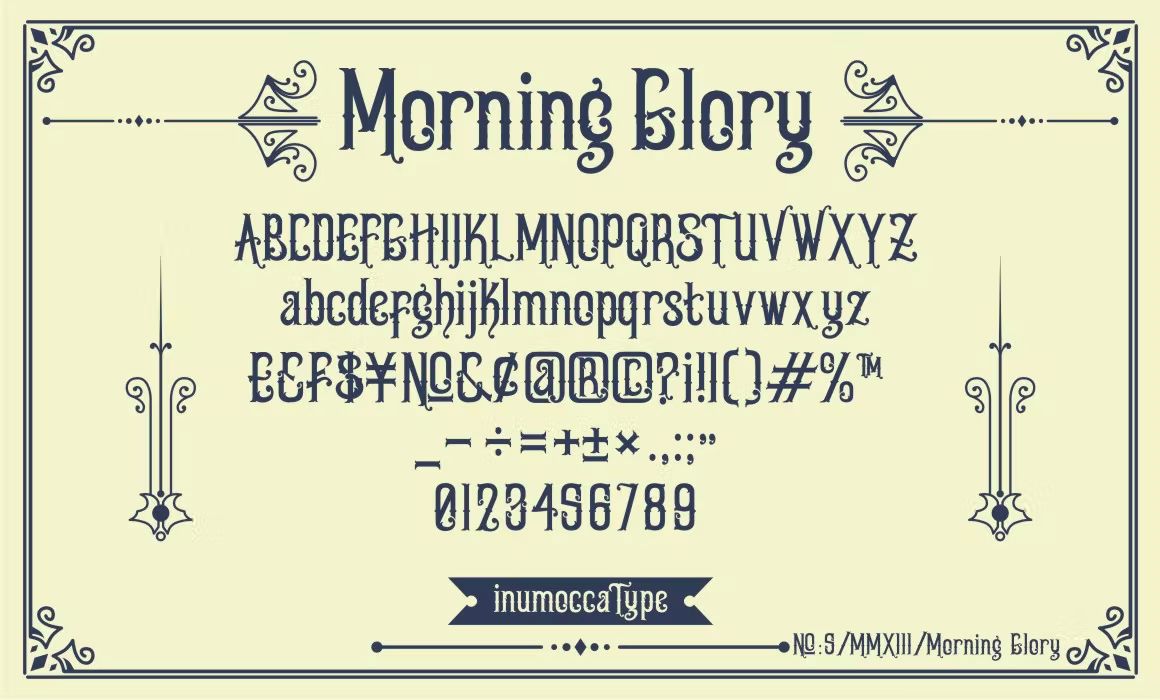 فونت انگلیسی Morning Glory - 7