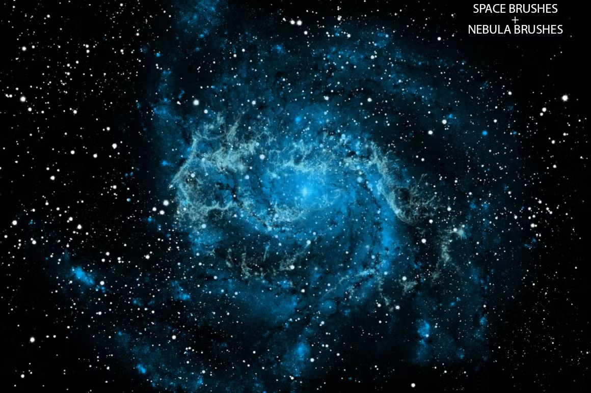 براش کهکشان فتوشاپ Nebula Photoshop Brushes - 12
