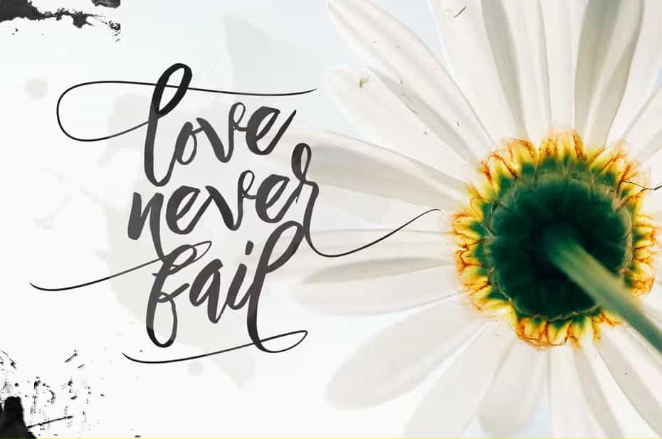 فونت انگلیسی Nirmana Brush Font Wedding