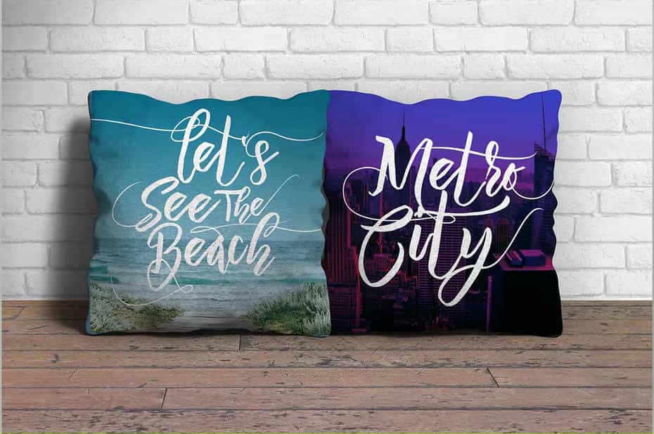 فونت انگلیسی Nirmana Brush Font Wedding - 11