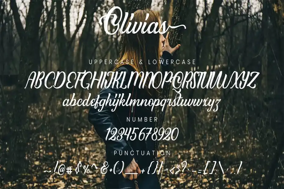 دانلود فونت انگلیسی Olivias Typeface - 18 فونت انگلیسی Olivias Typeface - 17