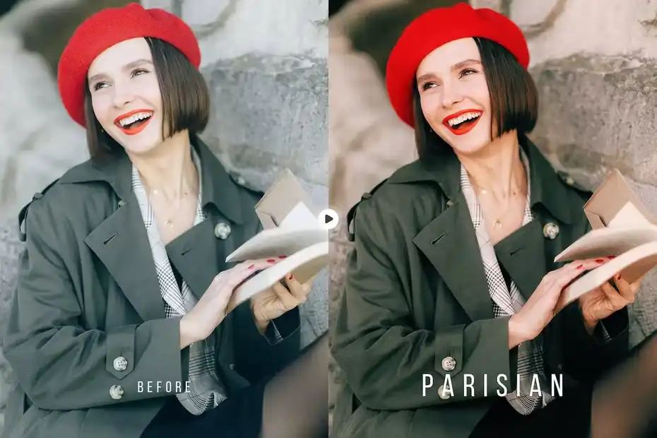پریست اصلاح رنگ پرتره شهر پاریس - 11