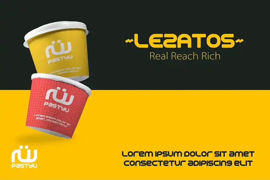 فونت انگلیسی Pastyu - Display Typeface - 7