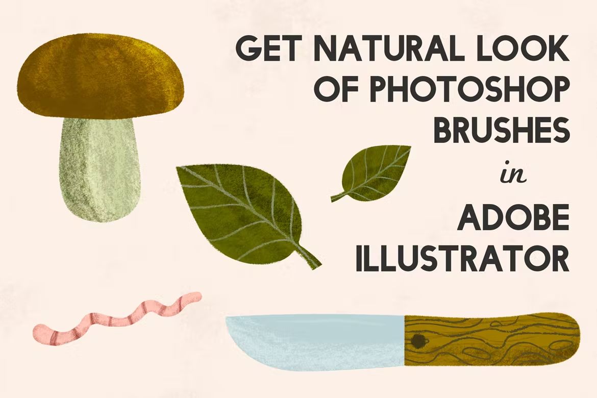 براش مداد ایلوستریتور Pencilcraft Brushes for Adobe Illustrator - 4
