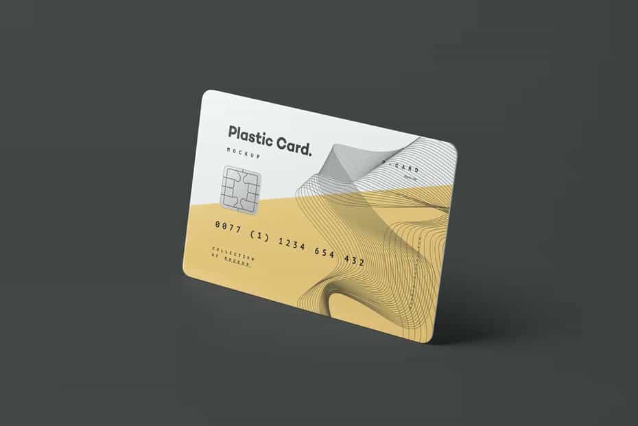 موکاپ کارت پلاستیکی Plastic Card Mock-up 2