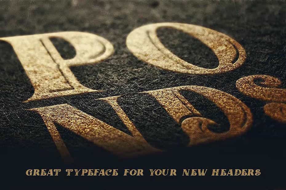 فونت انگلیسی Ponds Typeface - 4