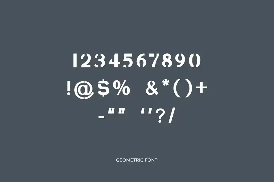 فونت انگلیسی Pure Mechanic Futuristic Sans Serif Font - 5