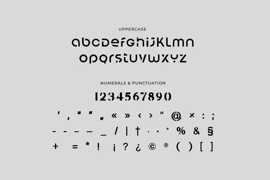 فونت انگلیسی Pure Mechanic Futuristic Sans Serif Font - 13