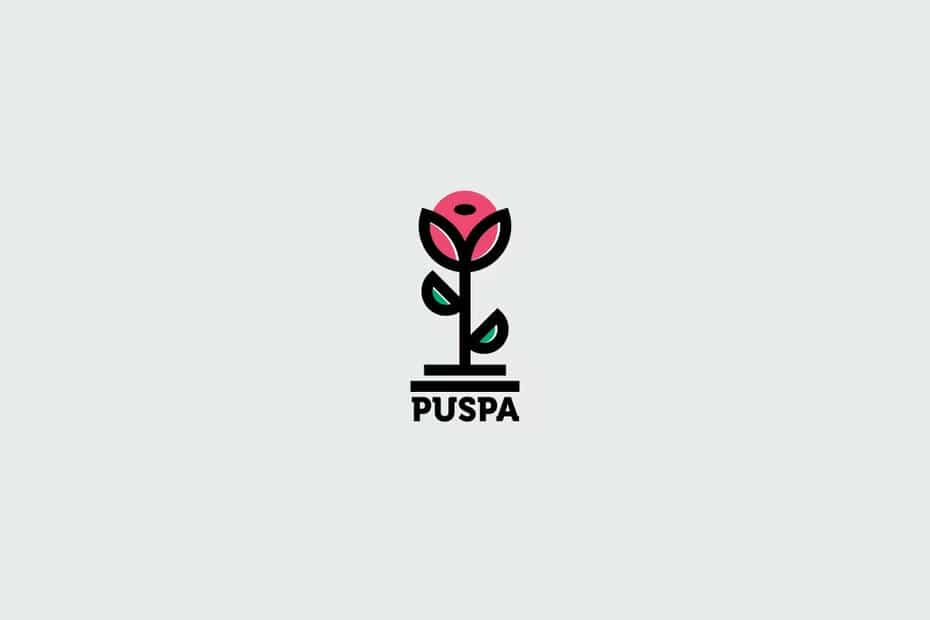 وکتور لوگو Puspa Logo Template