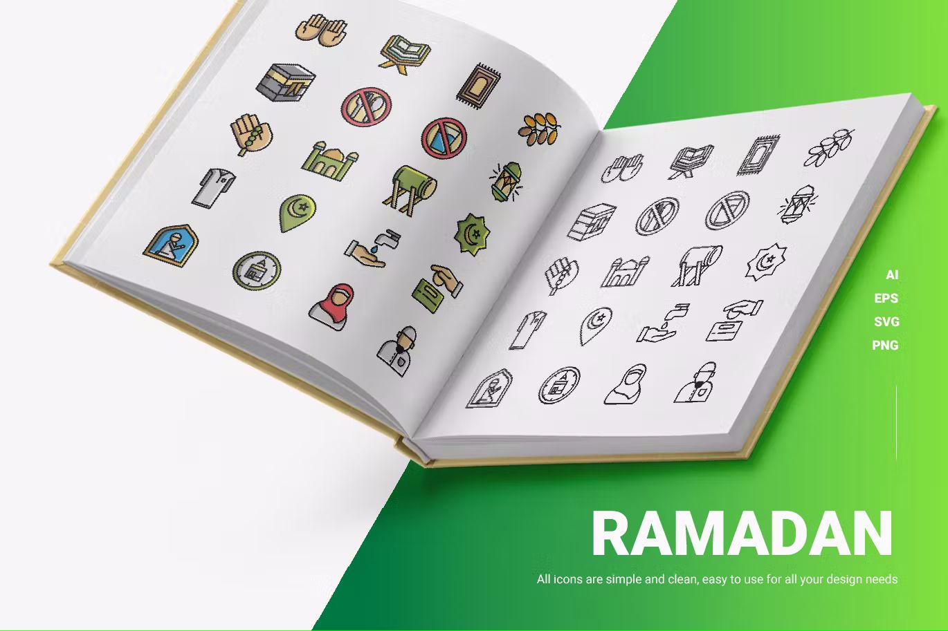 وکتور آیکون رمضان Ramadan - Icons - 2