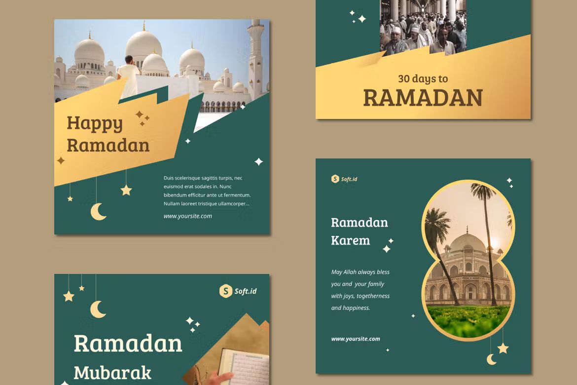 طرح لایه باز پست اینستاگرام رمضان - 5