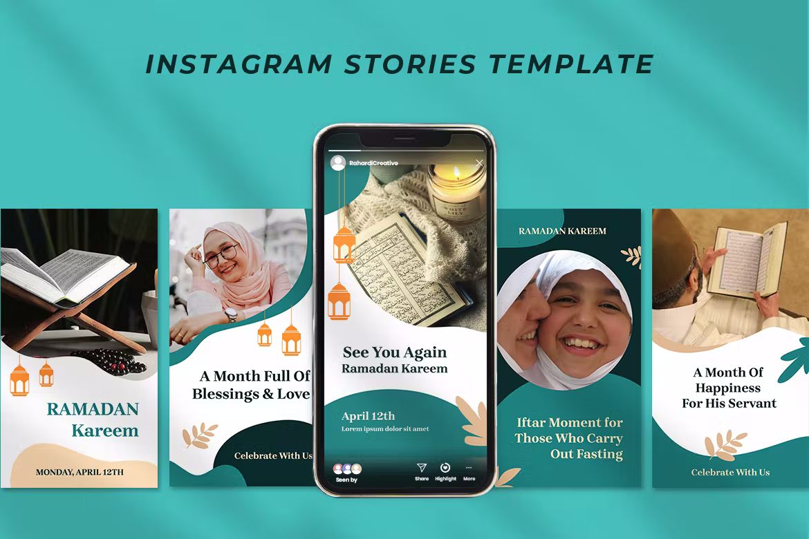طرح لایه باز استوری اینستاگرام رمضان - 5