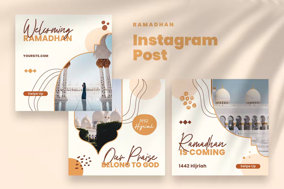 فایل لایه باز پست رمضان اینستاگرام - 3