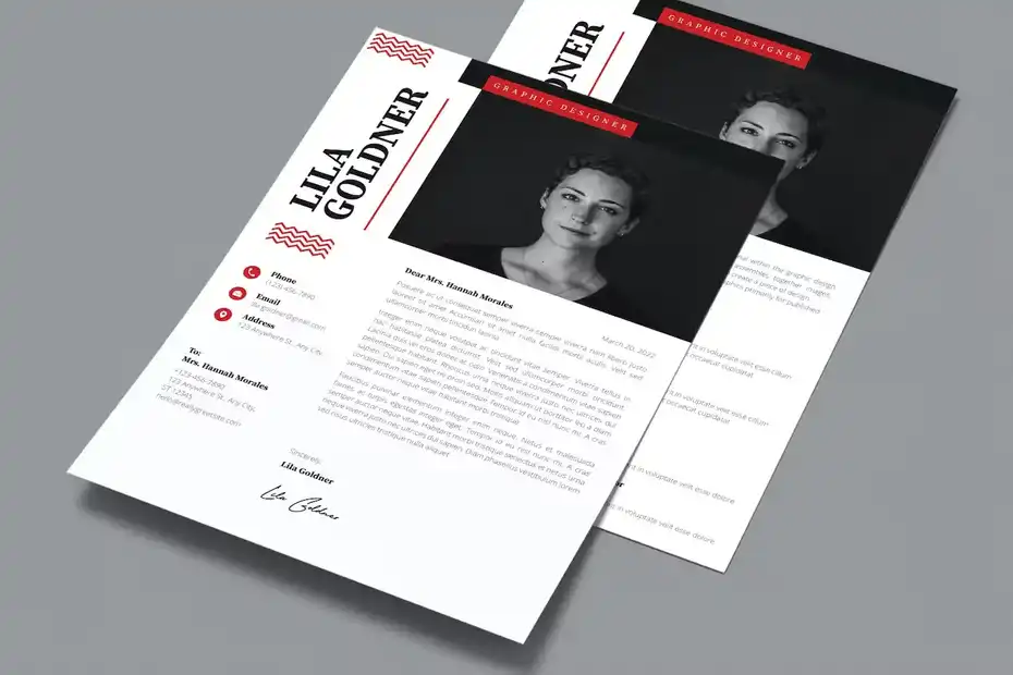 قالب ایندیزاین رزومه Resume / MS Word / Indesign - 5