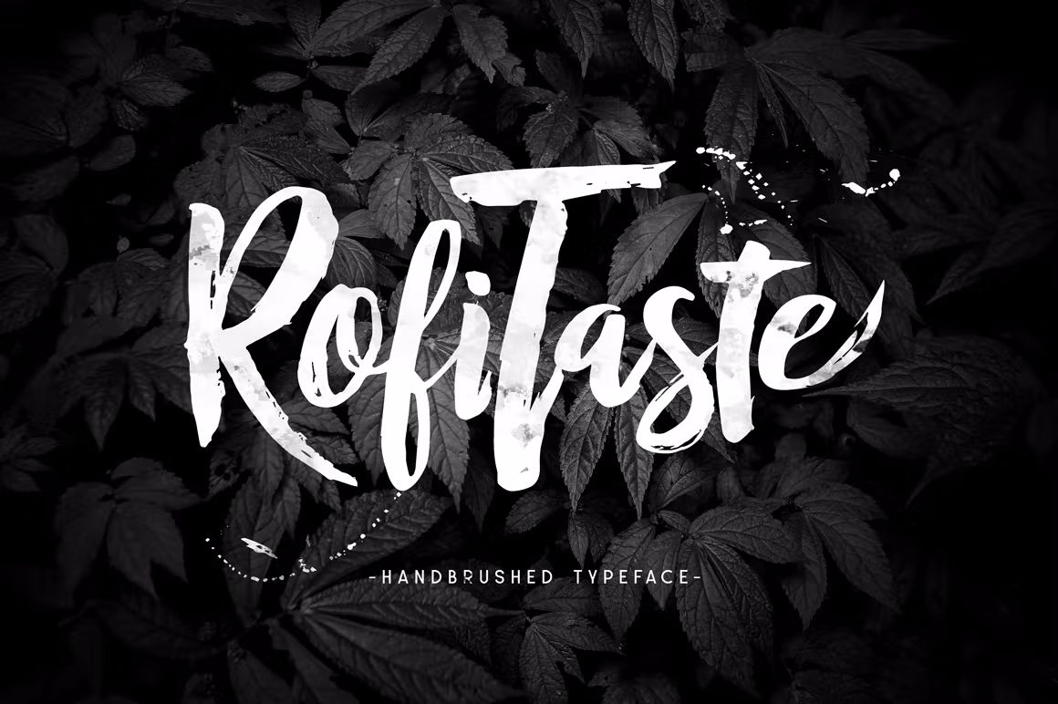 فونت انگلیسی RofiTaste Typeface - 6
