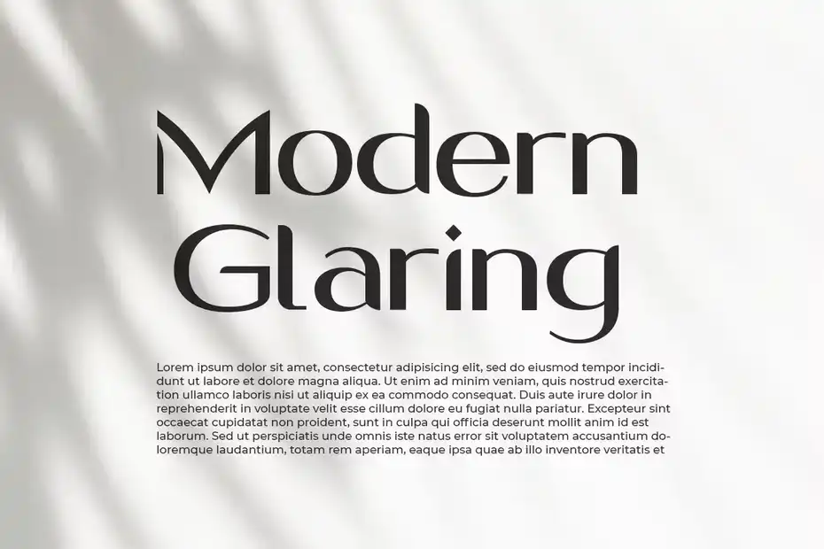 فونت انگلیسی Romen Display Modern Typeface - 1