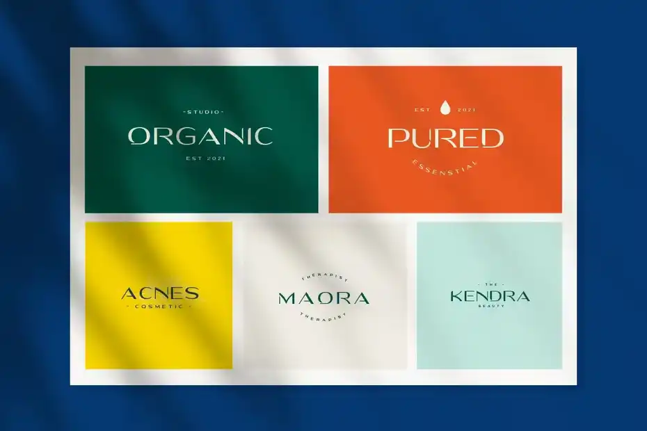 فونت انگلیسی Romen Display Modern Typeface - 5