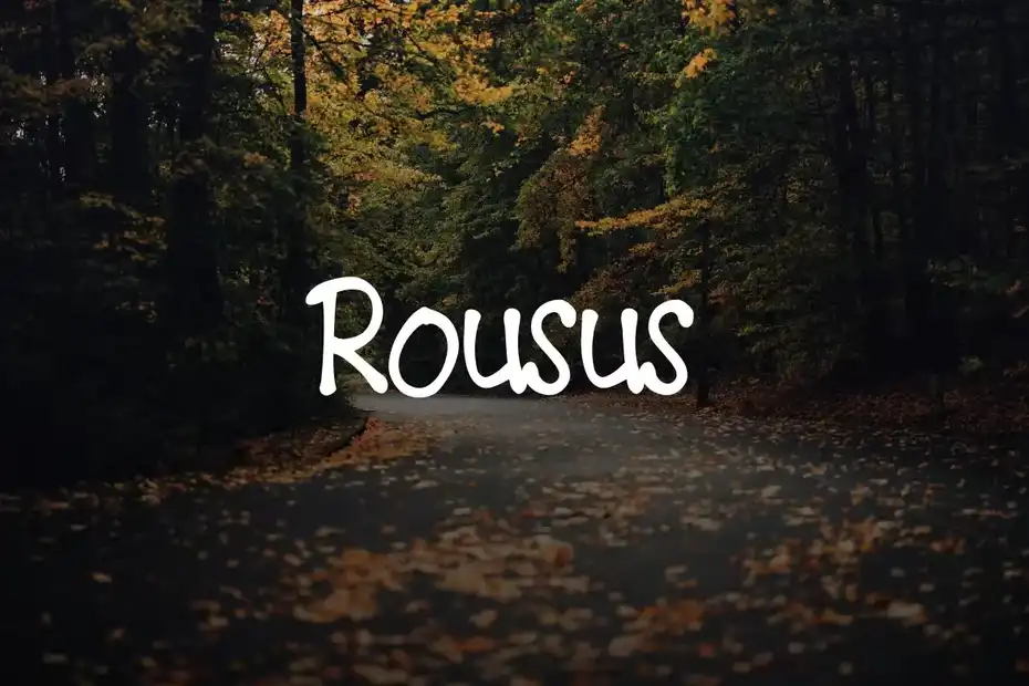 فونت انگلیسی Rousus - 9