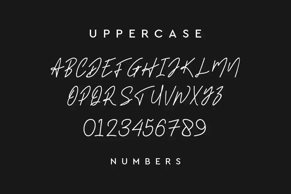 فونت انگلیسی Samara lia font - 3