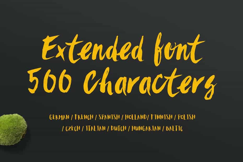 فونت انگلیسی Sanös Extended Script Font