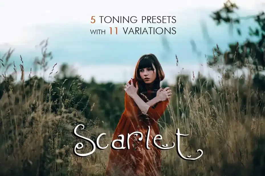 پریست لایت روم فانتزی Scarlet Fantasy Lightroom Presets - 5