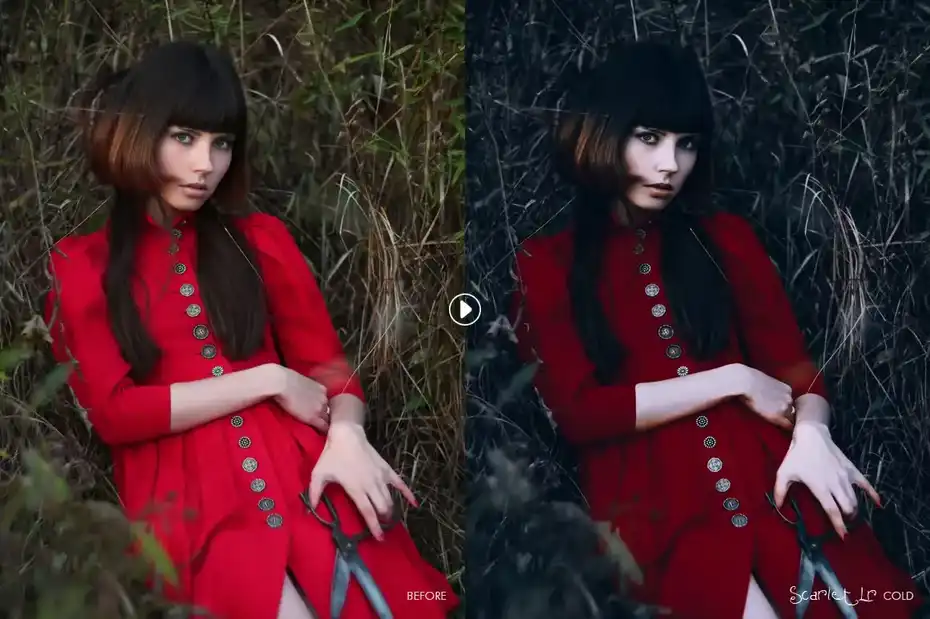 پریست لایت روم فانتزی Scarlet Fantasy Lightroom Presets - 7