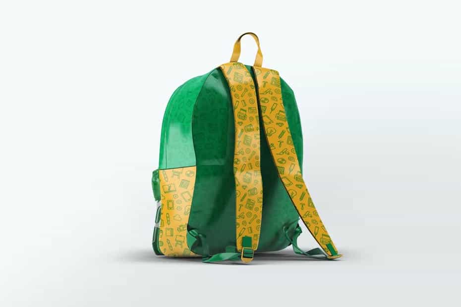 موکاپ کوله پشتی مدرسه - 6