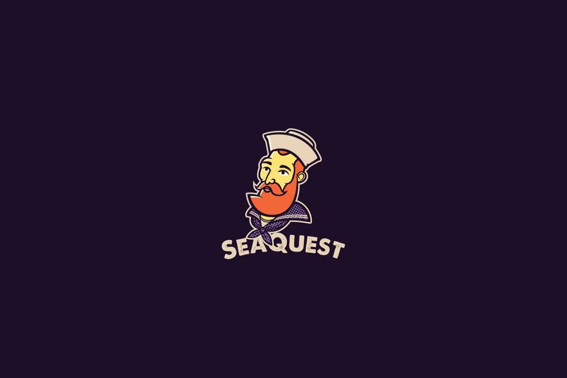 وکتور لوگو SeaQuest Logo Template - 3