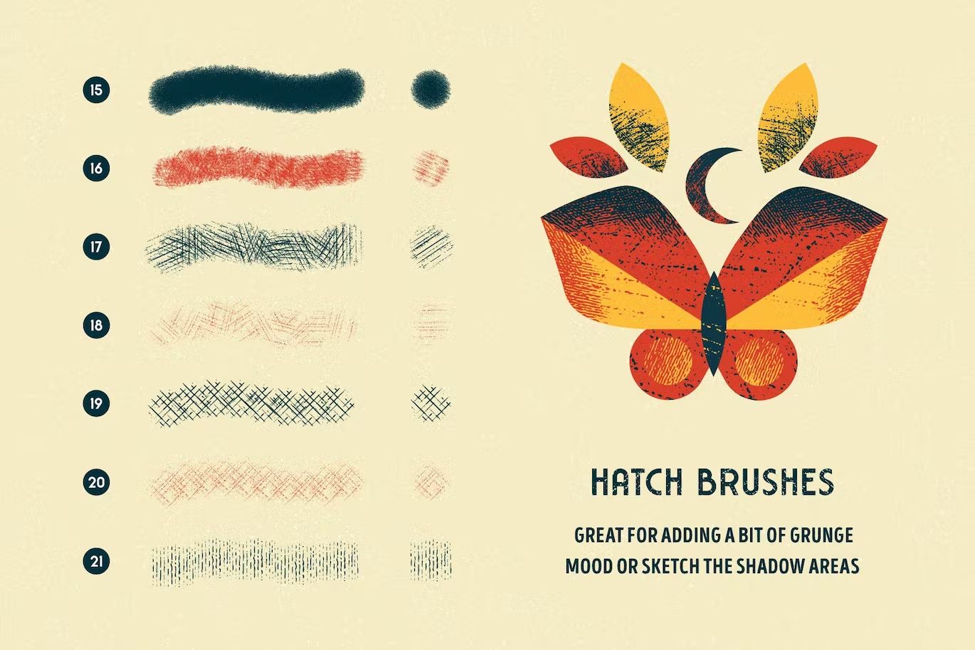 براش ایلوستریتور Shader Brushes for Illustrator - 16