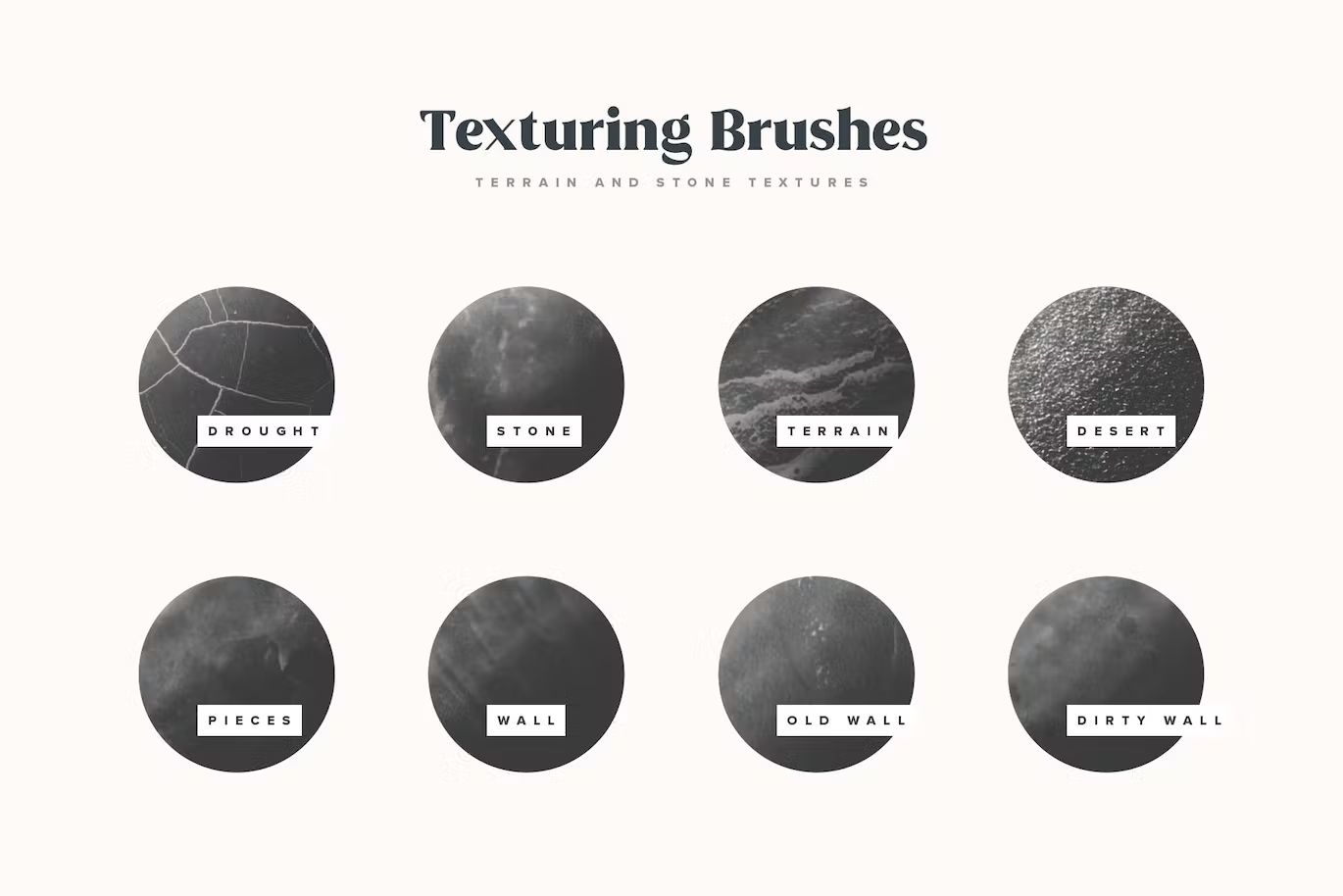 براش پروکریت Shading and Texture Procreate Brushes - 8