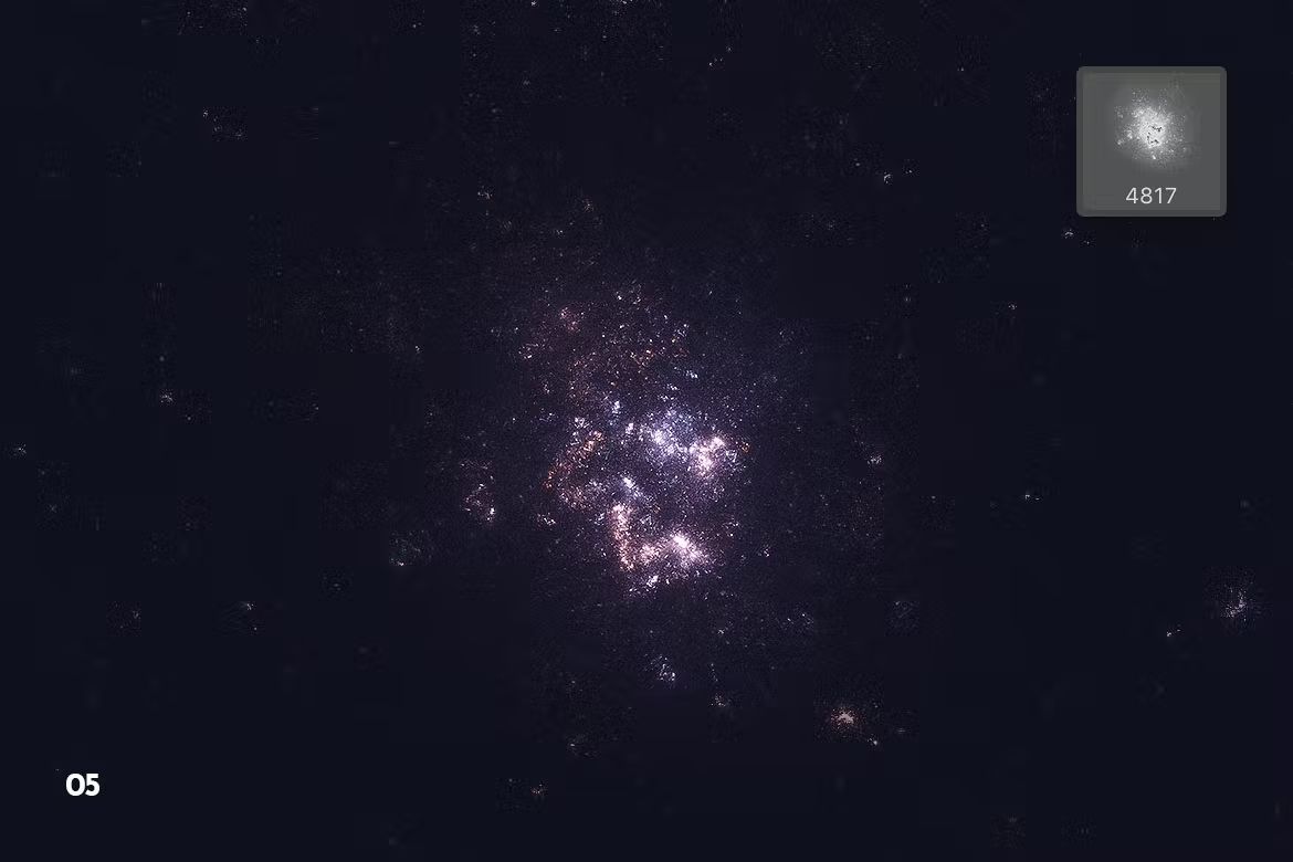 براش کهکشان فتوشاپ Space Nebula Photoshop Brushes - 10