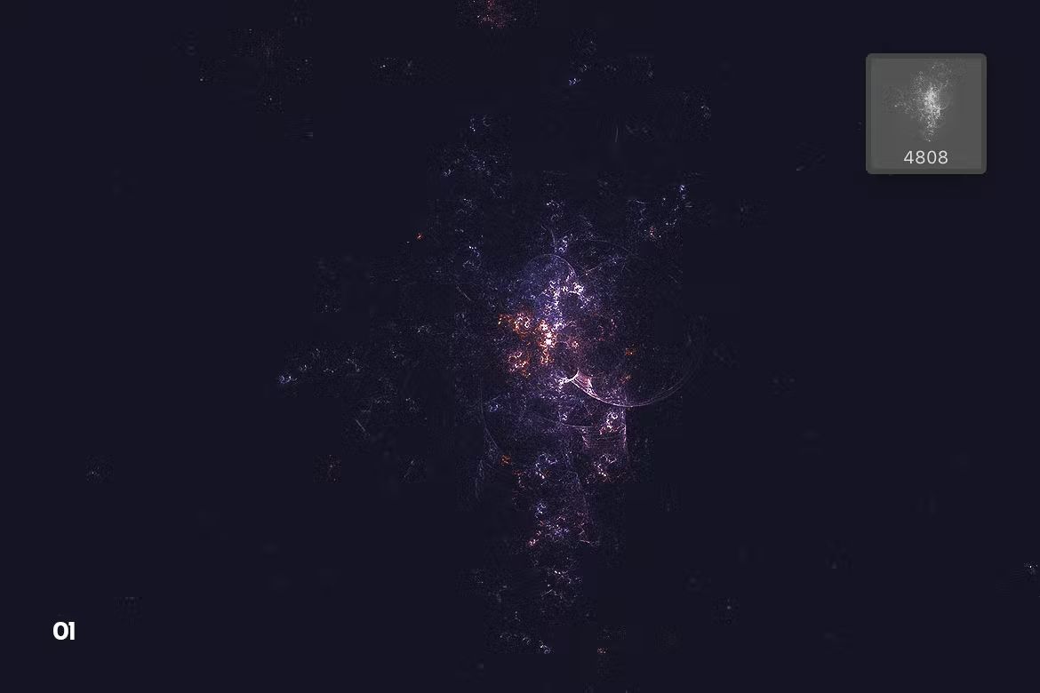 براش کهکشان فتوشاپ Space Nebula Photoshop Brushes - 2