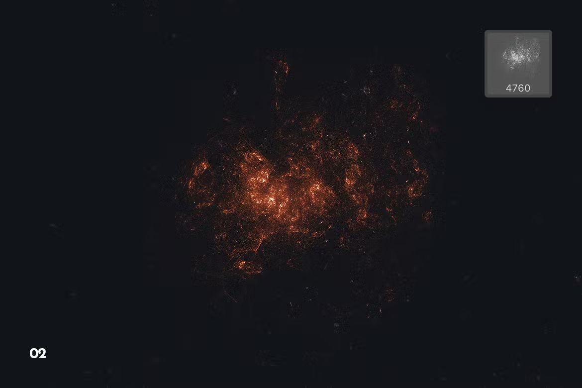 براش کهکشان فتوشاپ Space Nebula Photoshop Brushes - 4