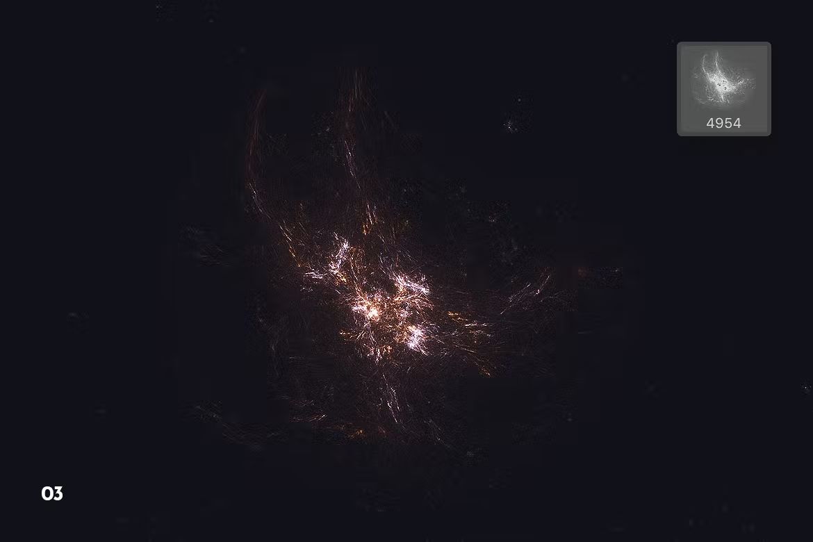 براش کهکشان فتوشاپ Space Nebula Photoshop Brushes - 6