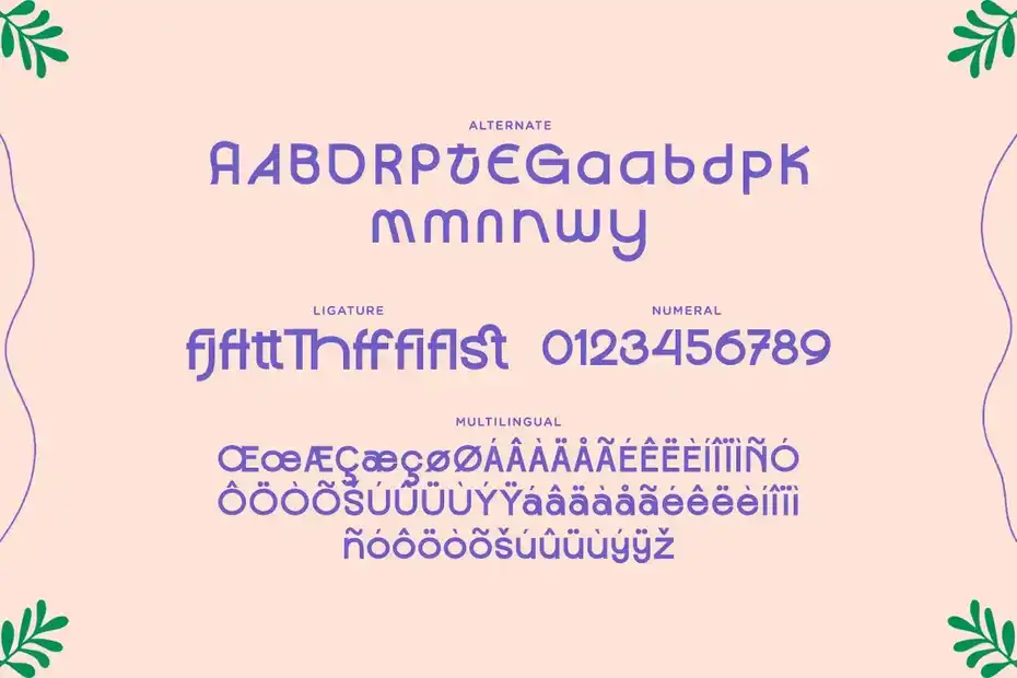 فونت انگلیسی فانتزی Spegles - A Fancy Sans Font - 1