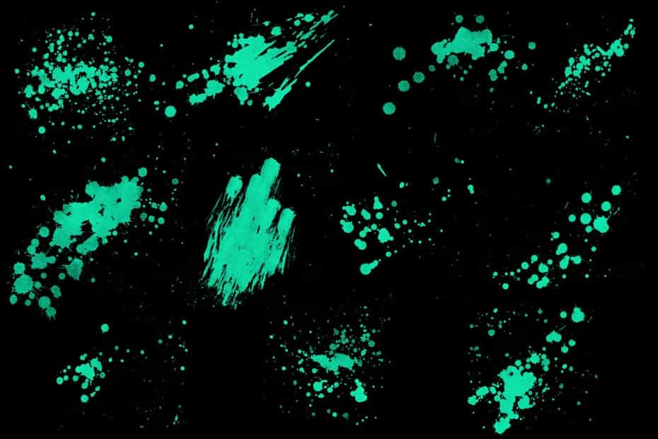 براش پاشیدن رنگ فتوشاپ Splatter Stamp Photoshop Brushes Vol. 5 - 1