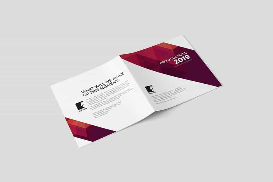 قالب ایندیزاین بروشور Square Brochure