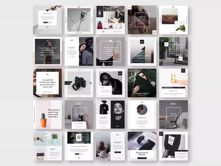 قالب لایه باز شبکه اجتماعی Stylish Social Media Pack - 14